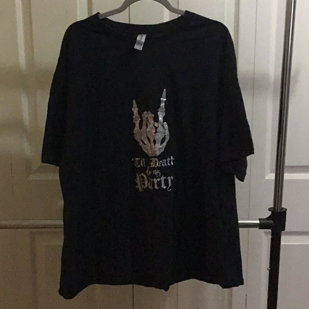 Black Graphic Till Death do us party